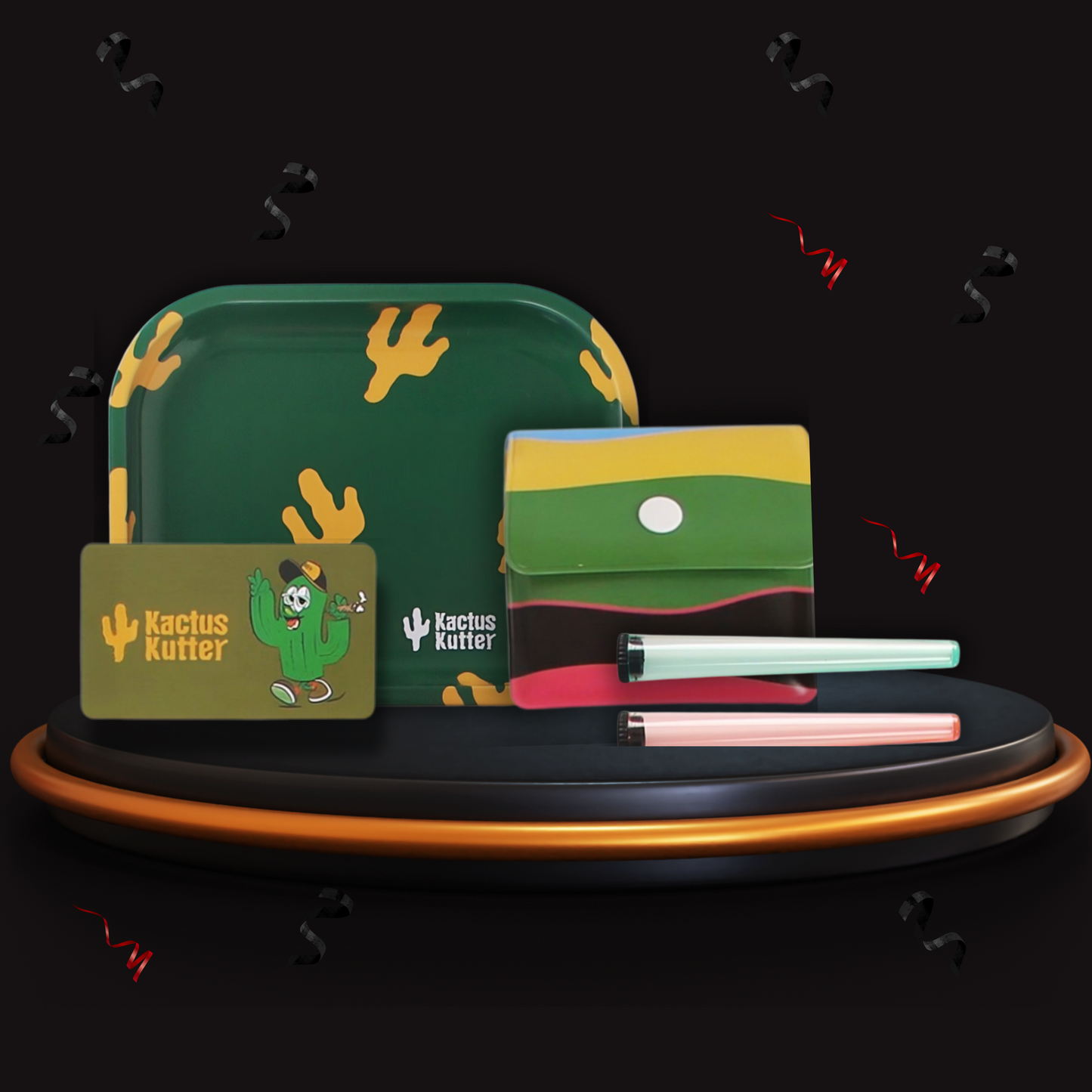 KactusKutter Rolling Tray Set