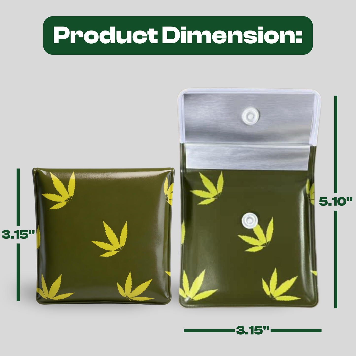 KK Smell Proof Ash Pouch - 2 Packs