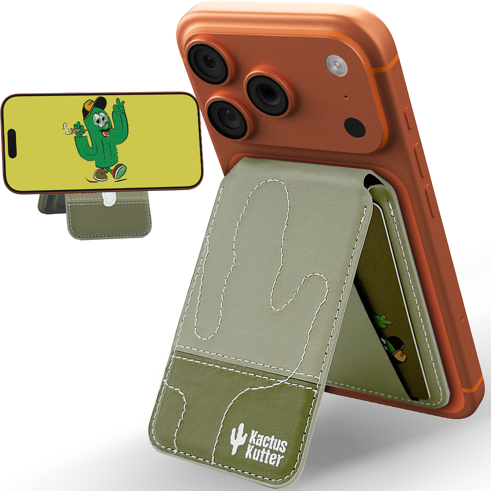 KactusKutter Magnetic Card Wallet MagSafe