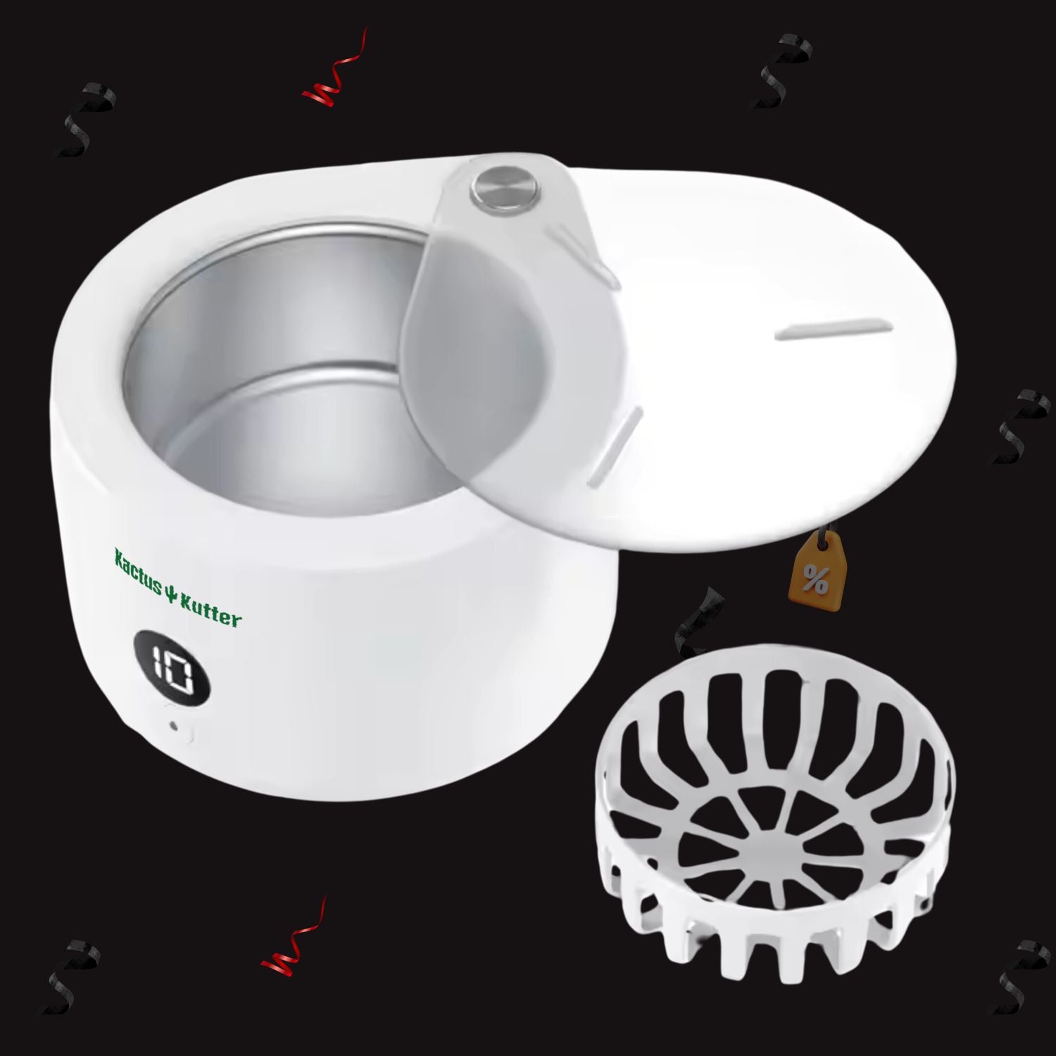 KactusKutter UltraSonic Pro Cleaner - 45000Hz High-Frequency, Waterproof & Dustproof