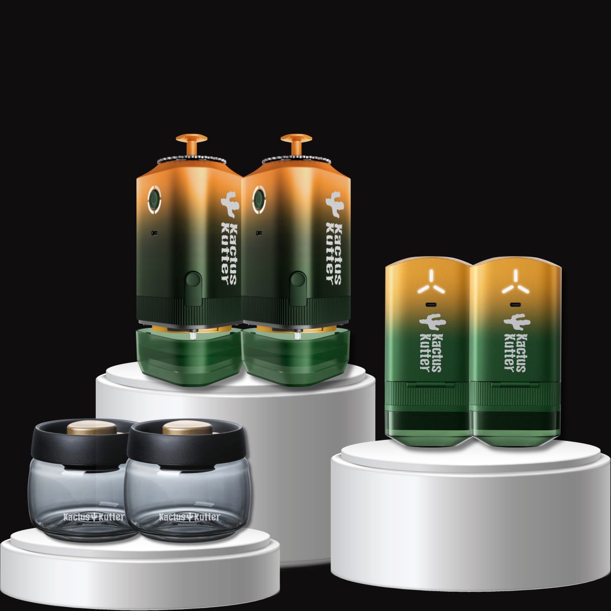 2 K5 & 2 K2 Pro Green & 2 JAR