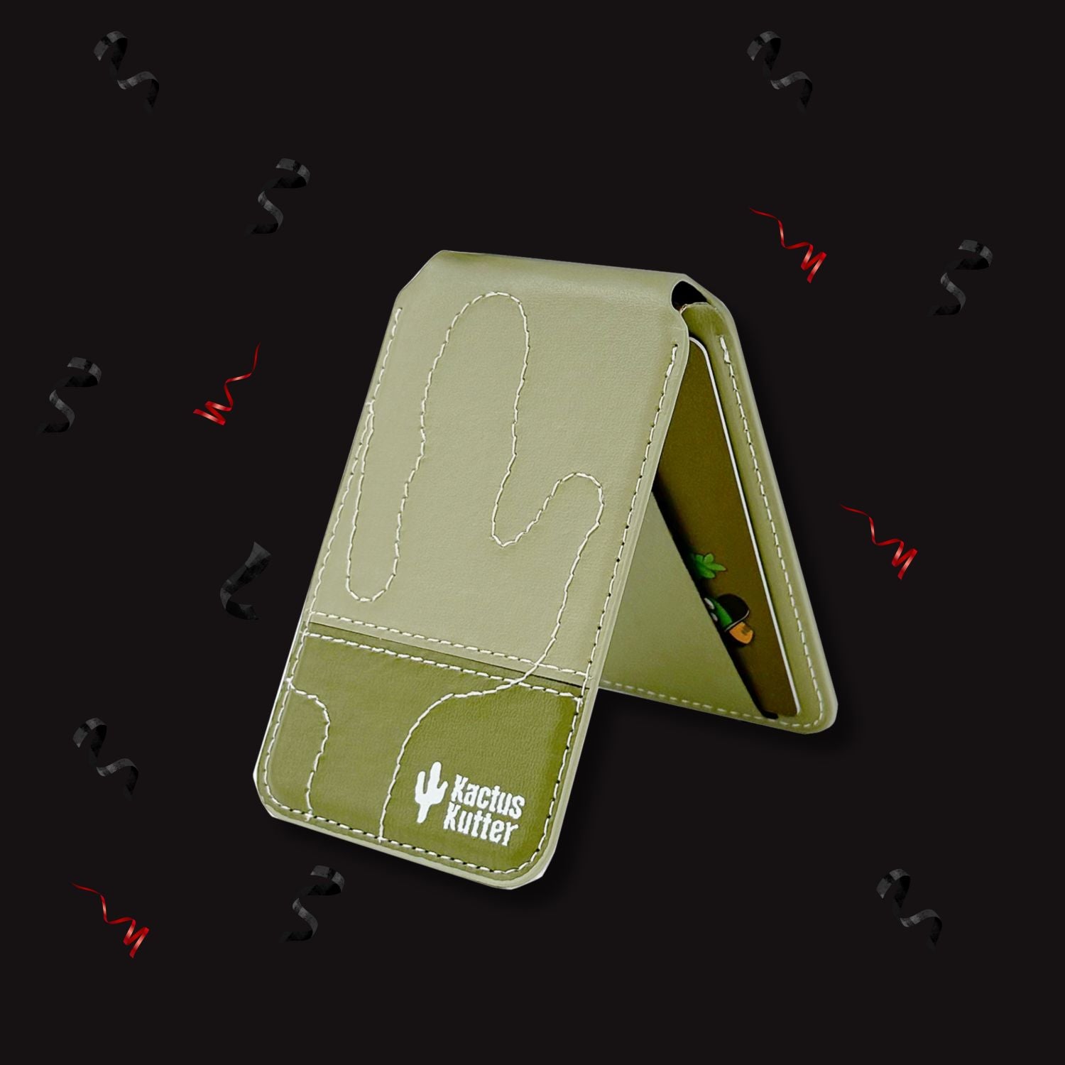 KactusKutter Magnetic Card Wallet MagSafe