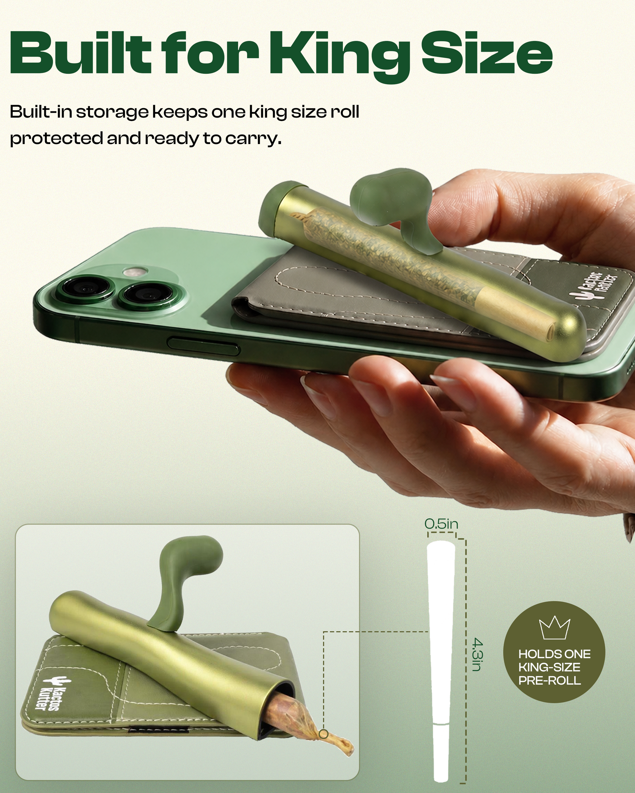 KactusKutter Magnetic Card Wallet MagSafe