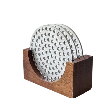 KactusKutter K5 Grinder Discs Holder Reusable Wooden Stand for 51/58mm Discs - Holder Only